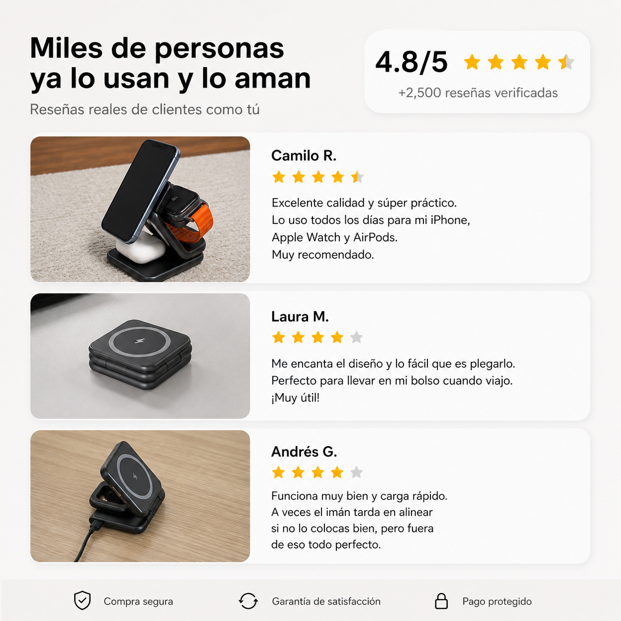 SnapCharge Pro [3 en 1]